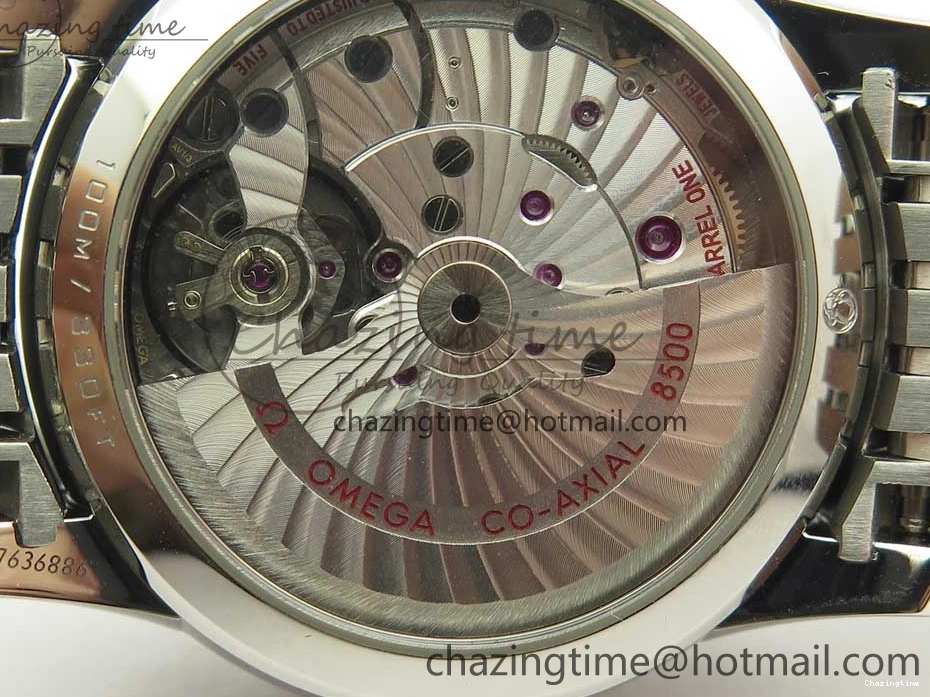 0403 De Ville Hour Vision 41mm SS VSF 1:1 Best Edition White Dial on SS Bracelet A8500 Super Clone Casual 7946